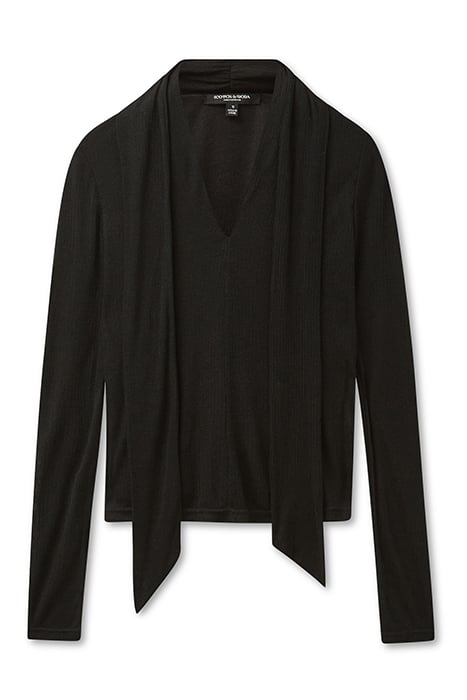 TOP WITH SCARF BLACK 3
