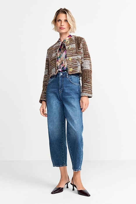 SHORT PATCHWORK JACKET CARAMEL SPICE 2