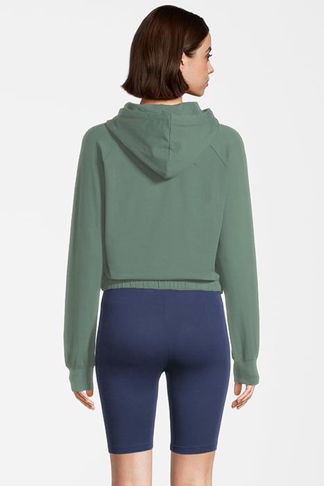 BAALBERGE CROPPED HOODY SILT GREEN 2
