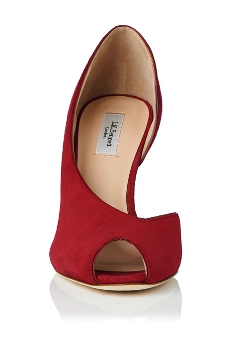 KAYLEIGH PEEP TOE COURT POPPY 3