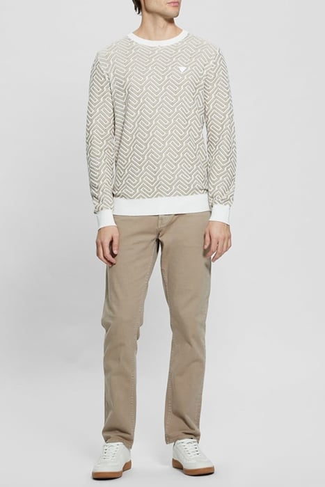 CARL LS CN GEOMETRIC SALT AND KHAKI STORM 3