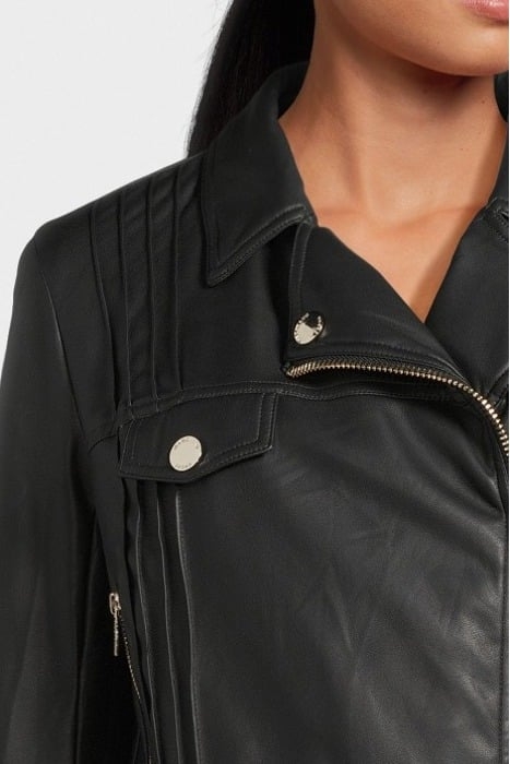 LOLA FAUX LEATHER JA JET BLACK A996 4