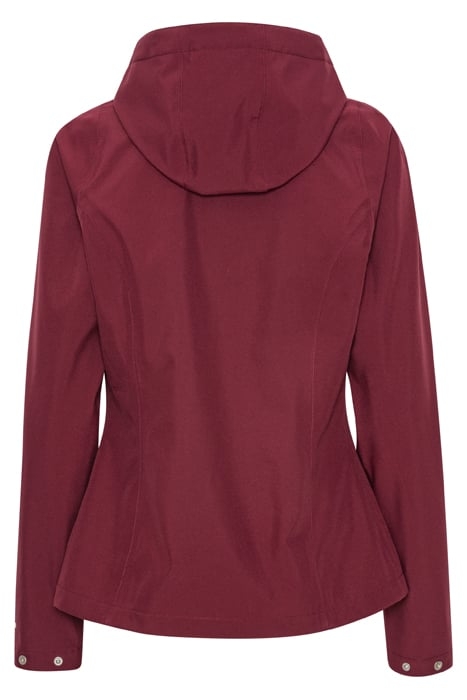 SHORT SOFTSHELL RAINCOAT DAYBREAK02 MAROON BANNER 2