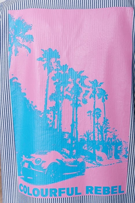 EZRA BOULEVARD STRIPES SHORT SLEEVE SHIRT WHITE/BLUE 5