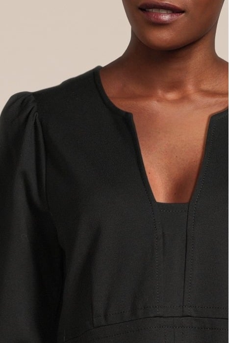 DRESS WITH POCKETS PUNTO MILANO BLACKS 4