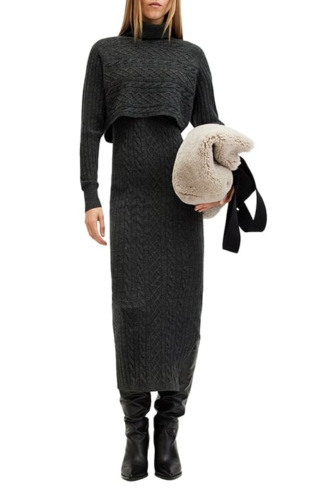 MURIEL DRESS CINDER BLACK 4