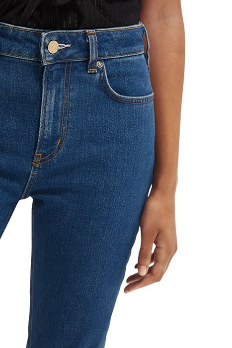 HIGH FIVE HIGH-RISE SLIM JEANS — FIFTIES BLUE 7