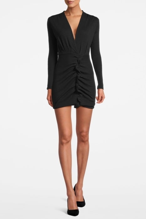 DIAMANTE DRESS IN BLACK 1