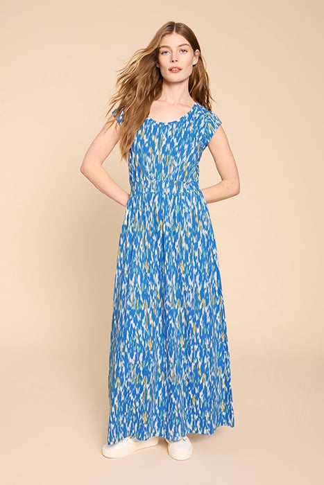DARCIE JERSEY MAXI DRE BLUE PRINTED 5