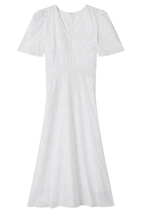 DR JANE BRODERIE DRESS WHITE 3
