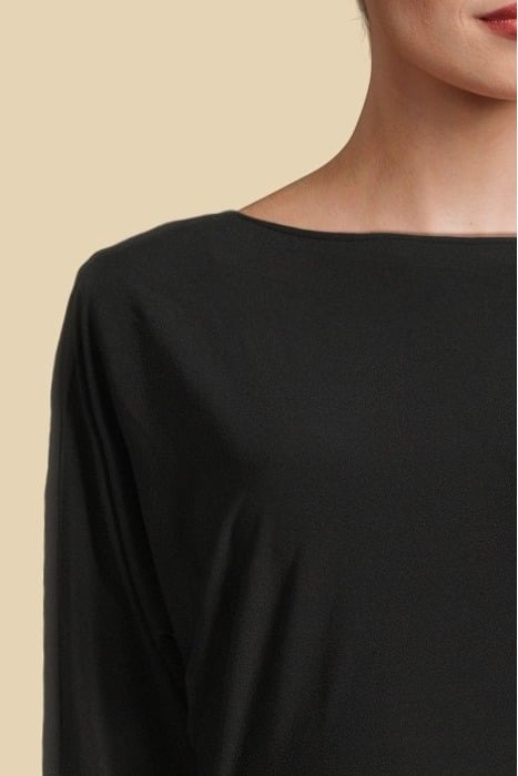 CASSIE DRESS JET BLACK 4