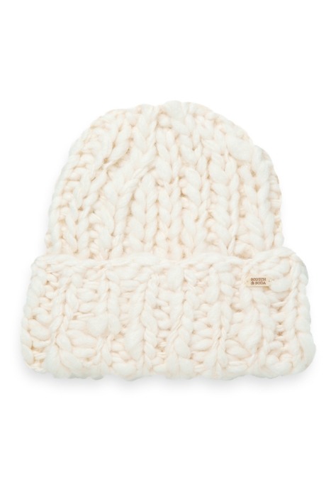CHUNKY KNIT BEANIE SOFT ICE 1