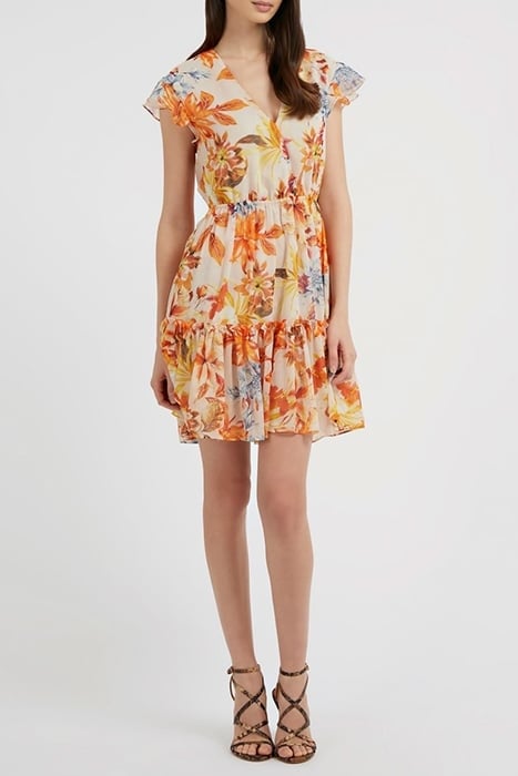GUESS ECO ROSA DRESS SUNSET GARDEN 3