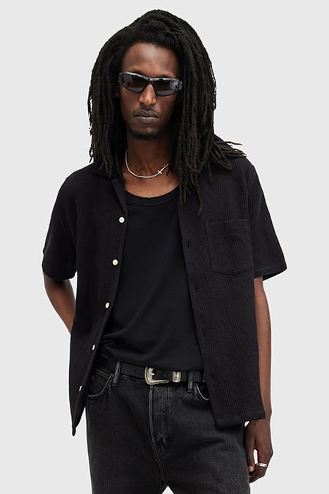 HELSTON SS SHIRT JET BLACK 1