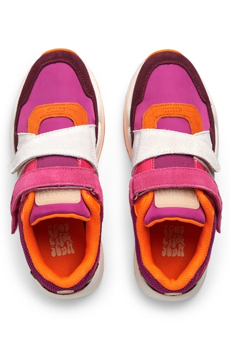 GIRLS CELESTIA VELCRO SNEAKER BORDO MULTI 3