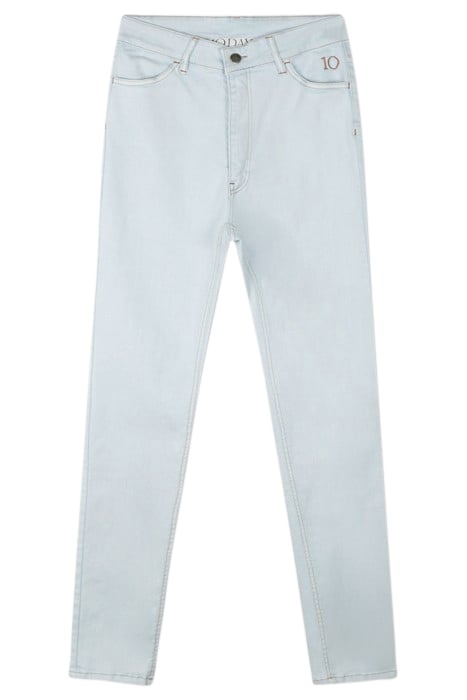 HIGH RISE SKINNY JEANS ICE BLUE 4