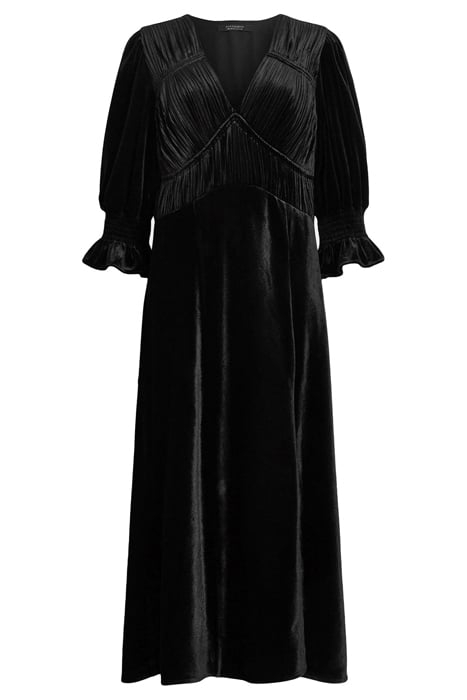ANI VELVET DRESS BLACK 3