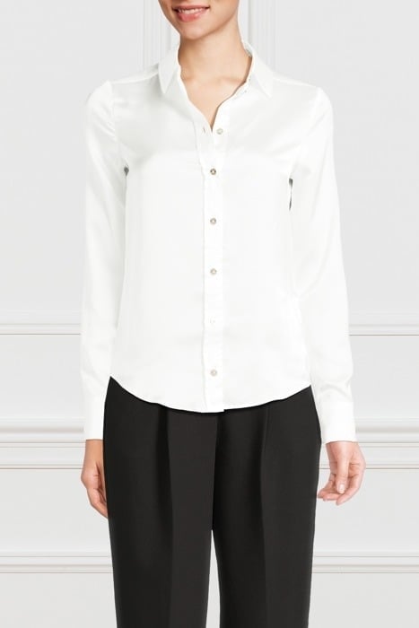 MELISSA PRINTED SHIRT PALE BUTTON-DOWN PEARL 1