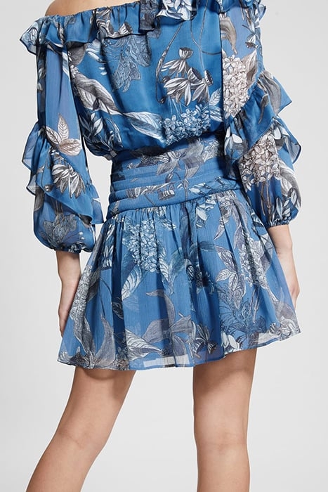 BIANCA MINI SKIRT PHANTOM FLORA PRINT 2