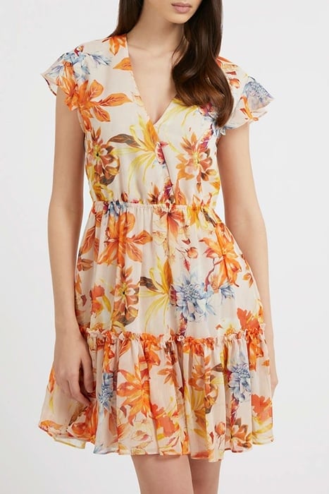 GUESS ECO ROSA DRESS SUNSET GARDEN 1