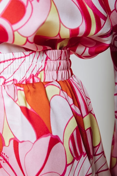 TILLY BIG FLOWER SLIT SHORT MULTICOLOR 5