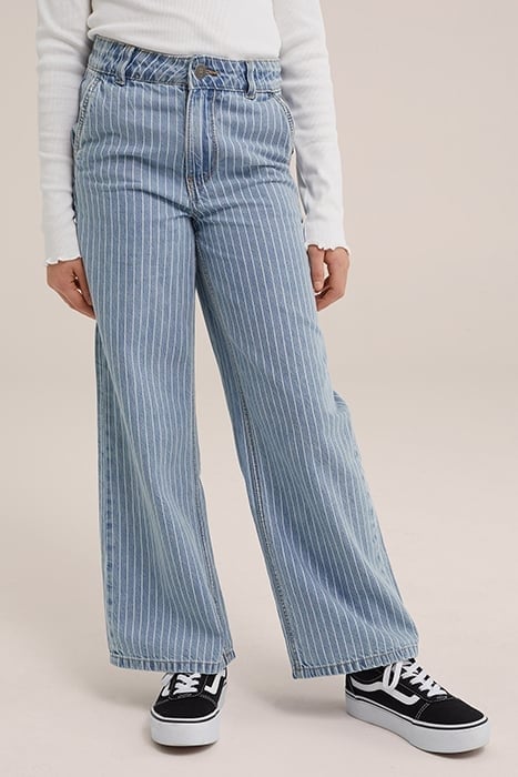 5-POCKET HIGH WAIST LIGHT BLUE 1