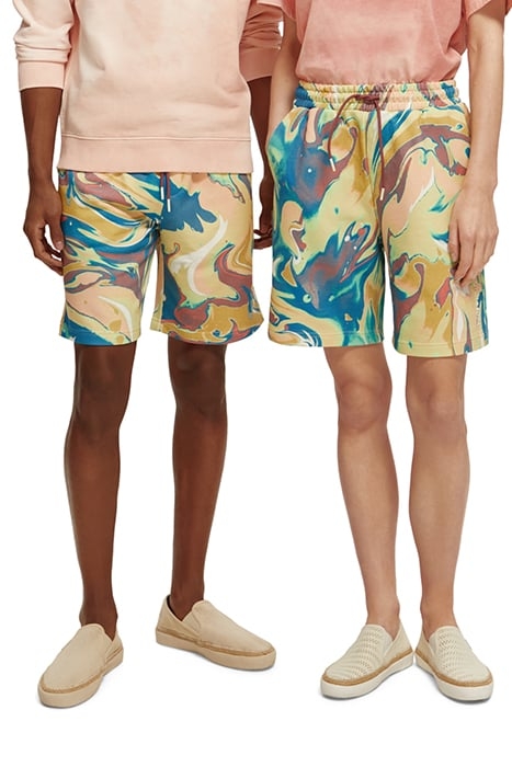 UNISEX BORN TO LOVE SHORTS MARBLE 1