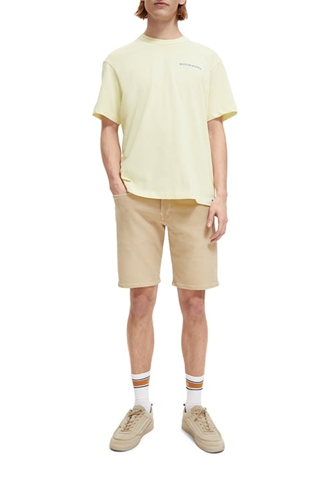 UNISEX CREWNECK TEE IN ORGANIC COTTON DAFFODIL 4