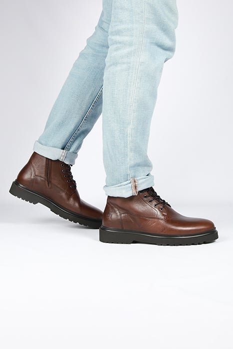 BLACKSTONE - BRODY AG314 BROWN - LACE-UPS BROWN 5