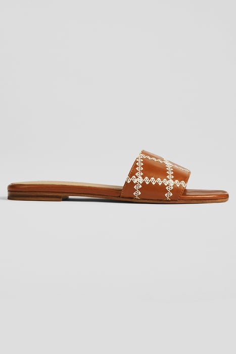 FLS HEMA WHIPSTITCH SANDAL SADDLE 1