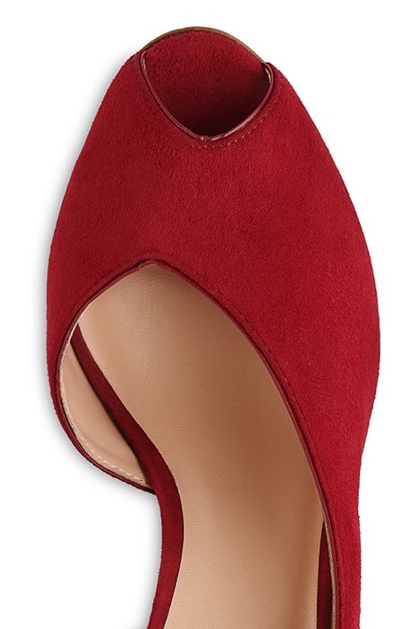 KAYLEIGH PEEP TOE COURT POPPY 5