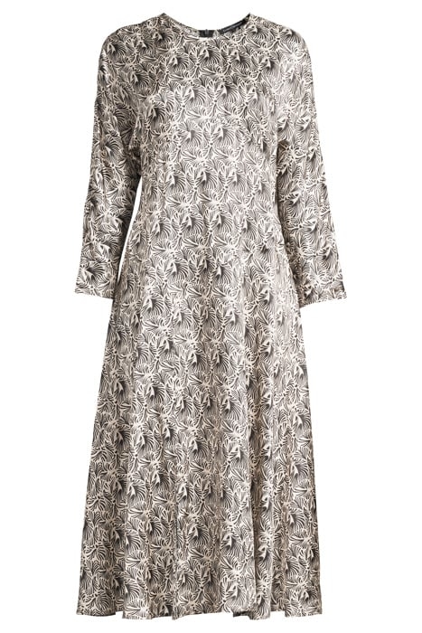 LEAF PRINT DRESS MULTI 3