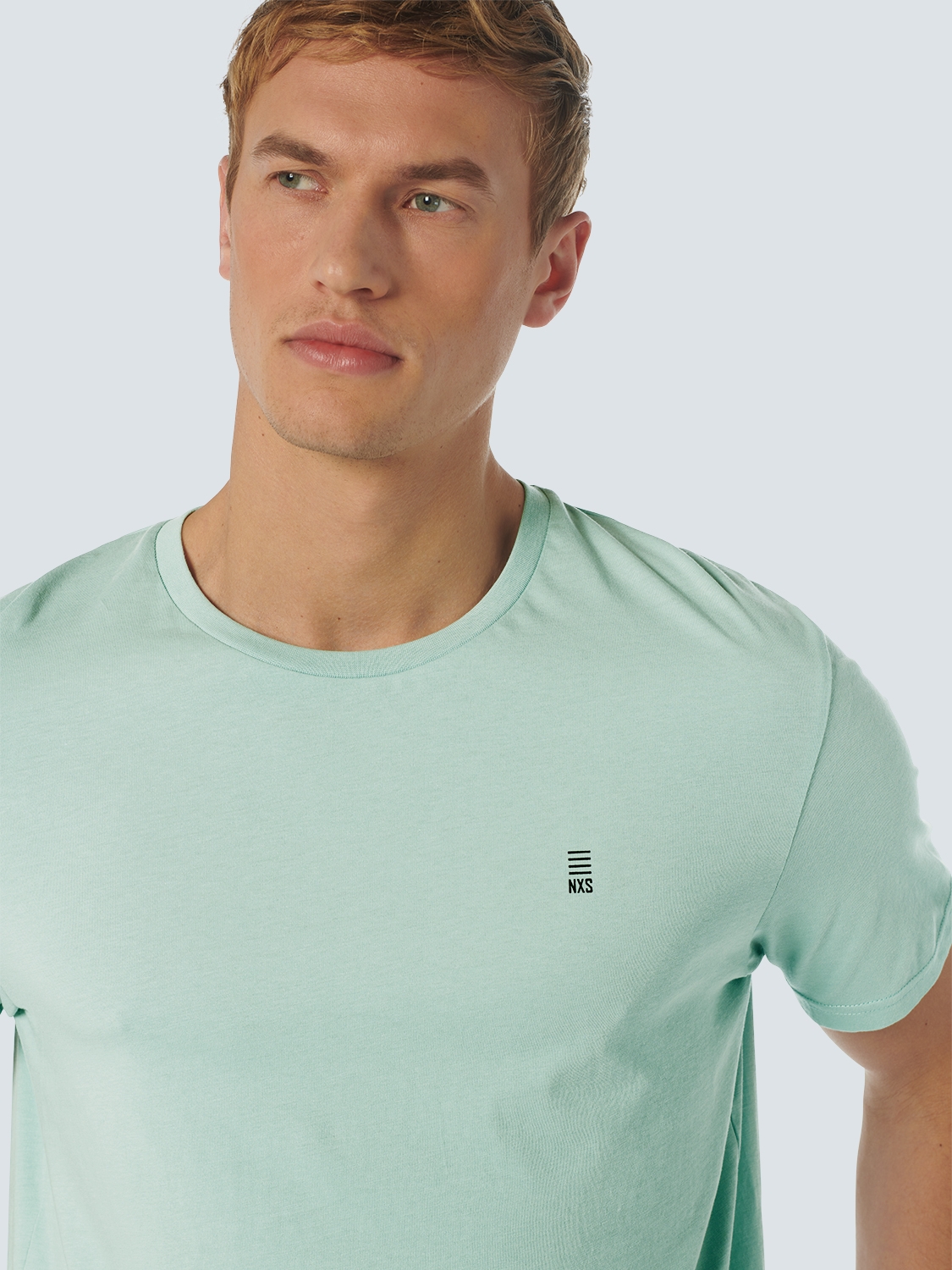 T-SHIRT CREWNECK SOLID BASIC MINT 6
