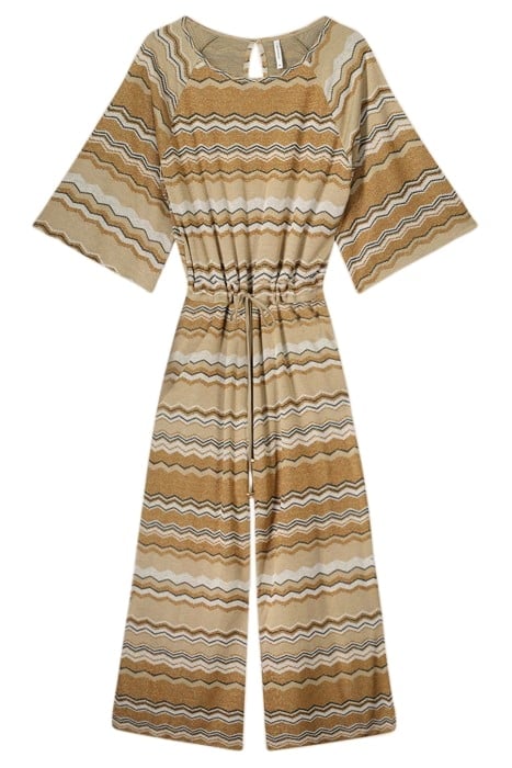 JUMPSUIT ZIG ZAG LUREX JACQUARD DESERT 3