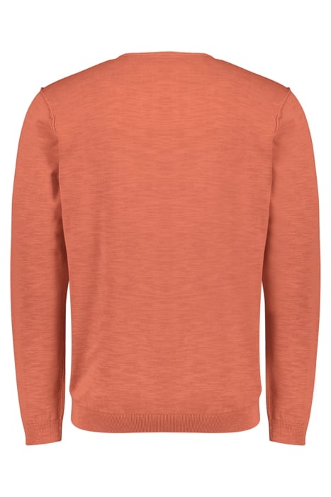 PULLOVER CREWNECK GARMENT DYED + STONE WASHED MELON 5