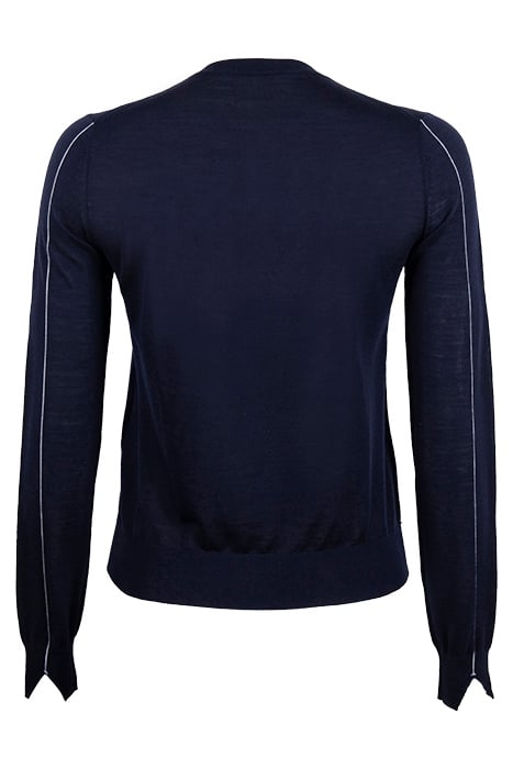 CREW NECK LONG SLEEVE KNITS DARK NIGHT 2