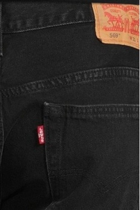 LSE STRAIGHT JEANS BLACK 5