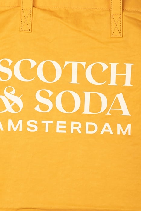 UNISEX FOLDABLE TOTE BAG YELLOW 3