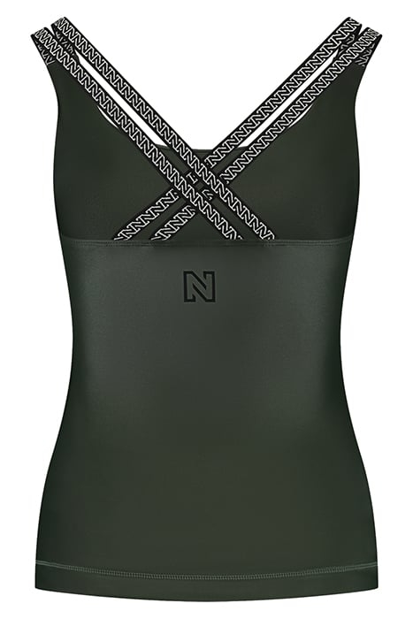 BASEL TANK TOP DEEP GREEN 2