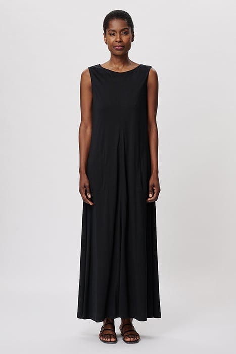 SLEEVELESS MAXI DRESS BLACK 1