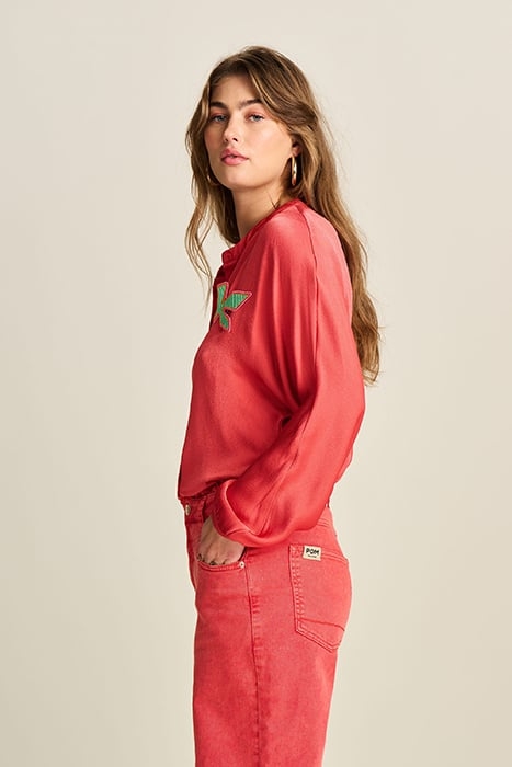 BLOUSE - BAKED RED ORANGE 4