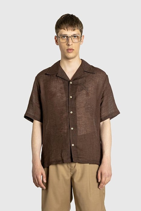 SÉFR – DALIAN SHIRT FEATHER BROWN 1