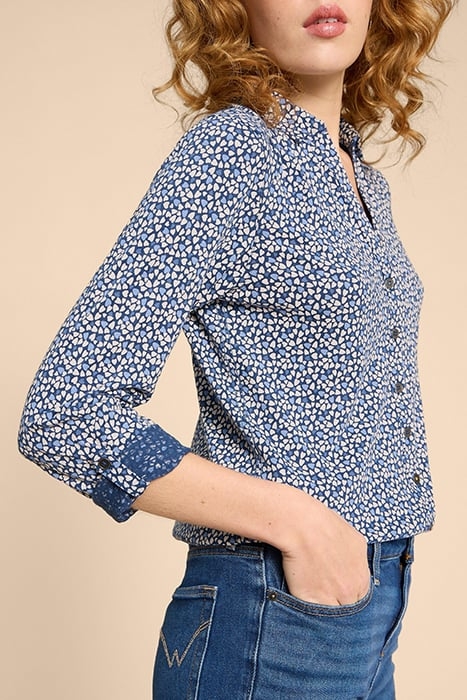 ANNIE JERSEY SHIRT BLUE PRINT 3
