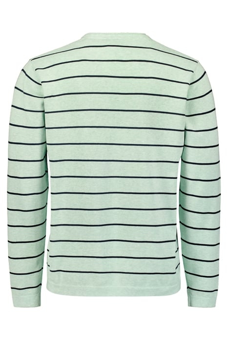 PULLOVER CREWNECK STRIPE MINT 5