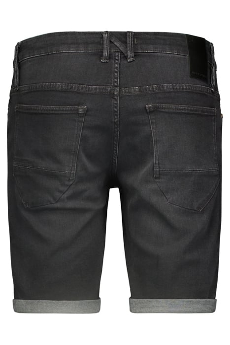 SHORT DENIM STRETCH BLACK DENIM 5