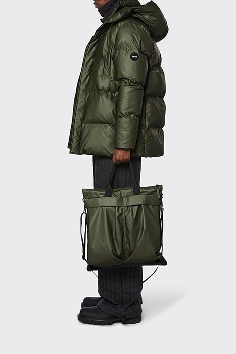 UNISEX BOXY PUFFER PARKA EVERGREEN 7