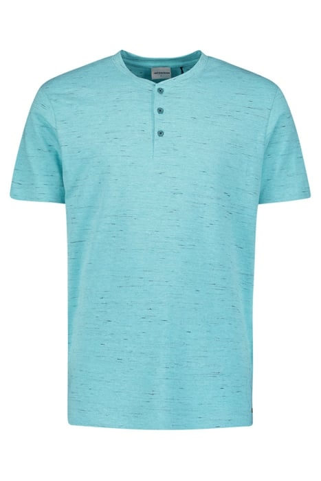 T-SHIRT GRANDDAD MELANGE AQUA 4