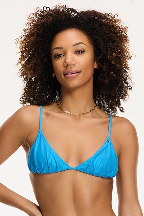 LADIES ROMY BIKINI SET METALLIC BLUE METALLIC STRUCTURE 6