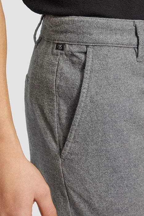 S.OLIVER-QS PANTS GREY/BLACK 6