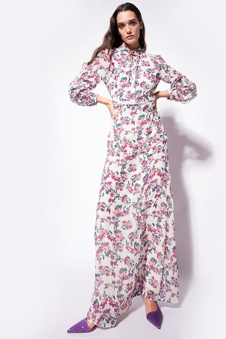 PICCHE 1 DRESS MULTI. WHITE/PINK 1